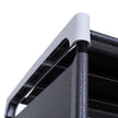 5 Tier Bookcase – Metal – Black – Open Shelves for Home and Studio Use