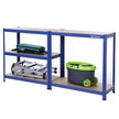 5-Tier Storage Rack – Steel – Silver – Adjustable Shelves, Max Load 875 kg (Set of 2)