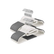 Suit Hangers – Premium Plastic – Grey – Heavy Duty, Non-Slip, Space-Saving, 360º Swivel Hook, 50 Pack