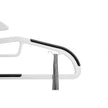 Suit Hangers – Premium Plastic – Grey – Heavy Duty, Non-Slip, Space-Saving, 360º Swivel Hook, 50 Pack