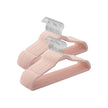 Velvet Hanger Set – Velvet – Pink – 50 Thin and Durable Hangers with 360° Swivel Hooks