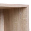 3-Tier Storage Shelf – Wood – White – 6 Compartments