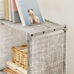 Cube Storage Rack – Engineered Wood – Heather Grey – Versatile Organiser for Living Spaces