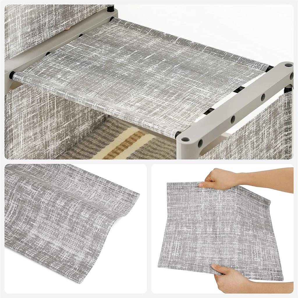 Cube Storage Rack – Engineered Wood – Heather Grey – Versatile Organiser for Living Spaces