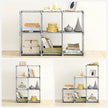 Cube Storage Rack – Engineered Wood – Heather Grey – Versatile Organiser for Living Spaces