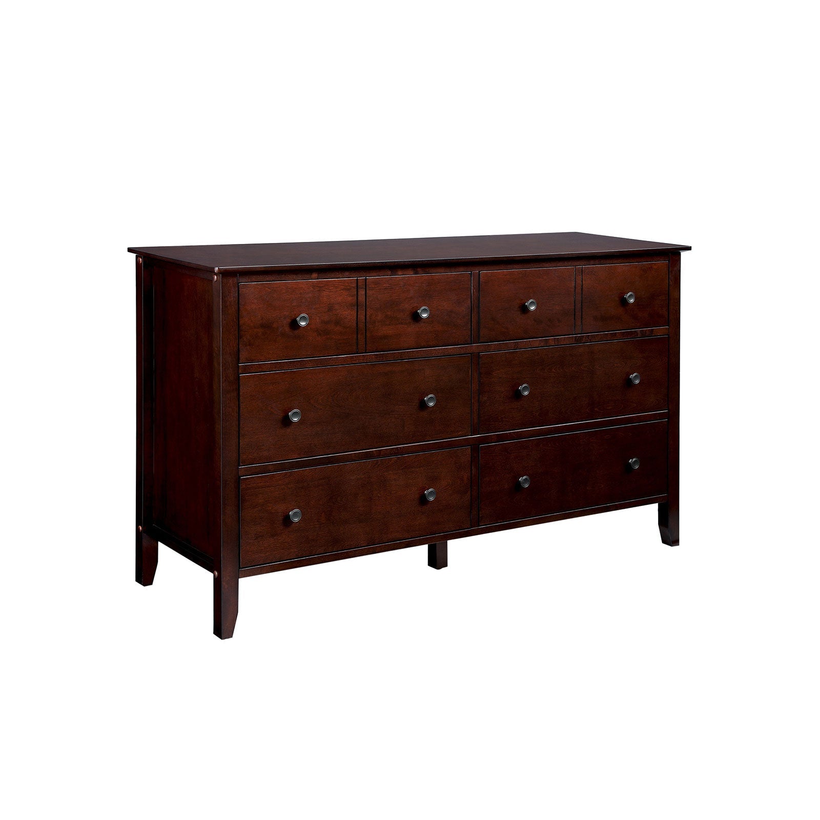 6-Drawer Chest – Solid Wood – Espresso – Versatile Storage Unit for Bedroom and Living Room