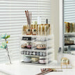 Makeup Organiser – Acrylic – Clear – 6-Drawer Cosmetic Storage Case