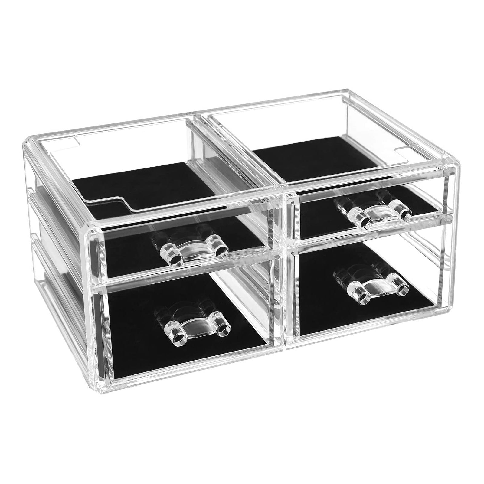 Makeup Organiser – Acrylic – Clear – 6-Drawer Cosmetic Storage Case