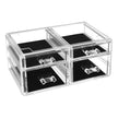 Makeup Organiser – Acrylic – Clear – 6-Drawer Cosmetic Storage Case