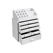 Makeup Organizer – Clear Acrylic – Transparent – Stackable with 6 Drawers