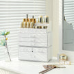 Makeup Organizer – Clear Acrylic – Transparent – Stackable with 6 Drawers