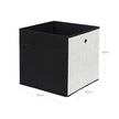 Foldable Storage Boxes – Fabric – White, Grey, and Black – Multi-Functional Toy Organizer, Set of 6, 30 x 30 x 30 cm