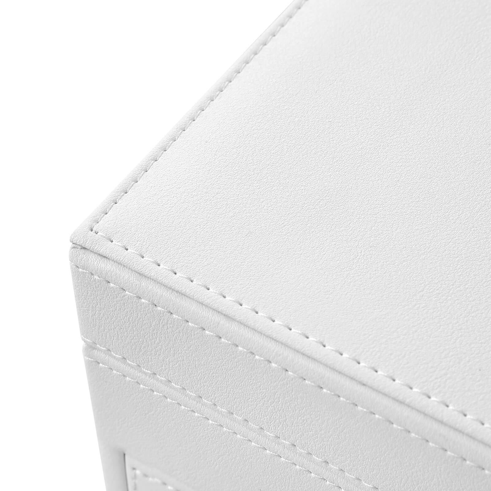 Jewellery Box – Wood – White – 6 Layers with 5 Drawers
