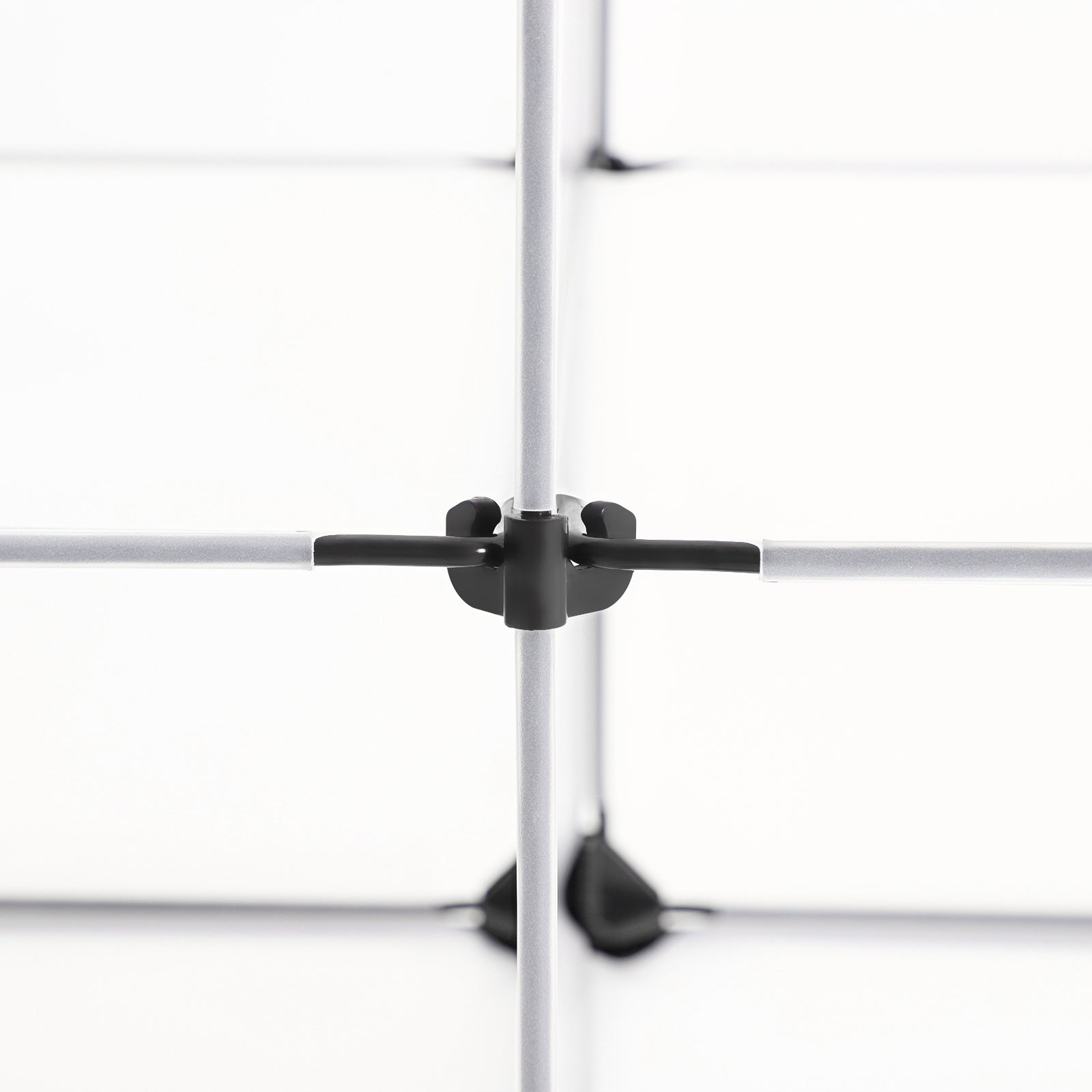 Cube Organizer – Plastic – White – 6 Tiers with Dividers