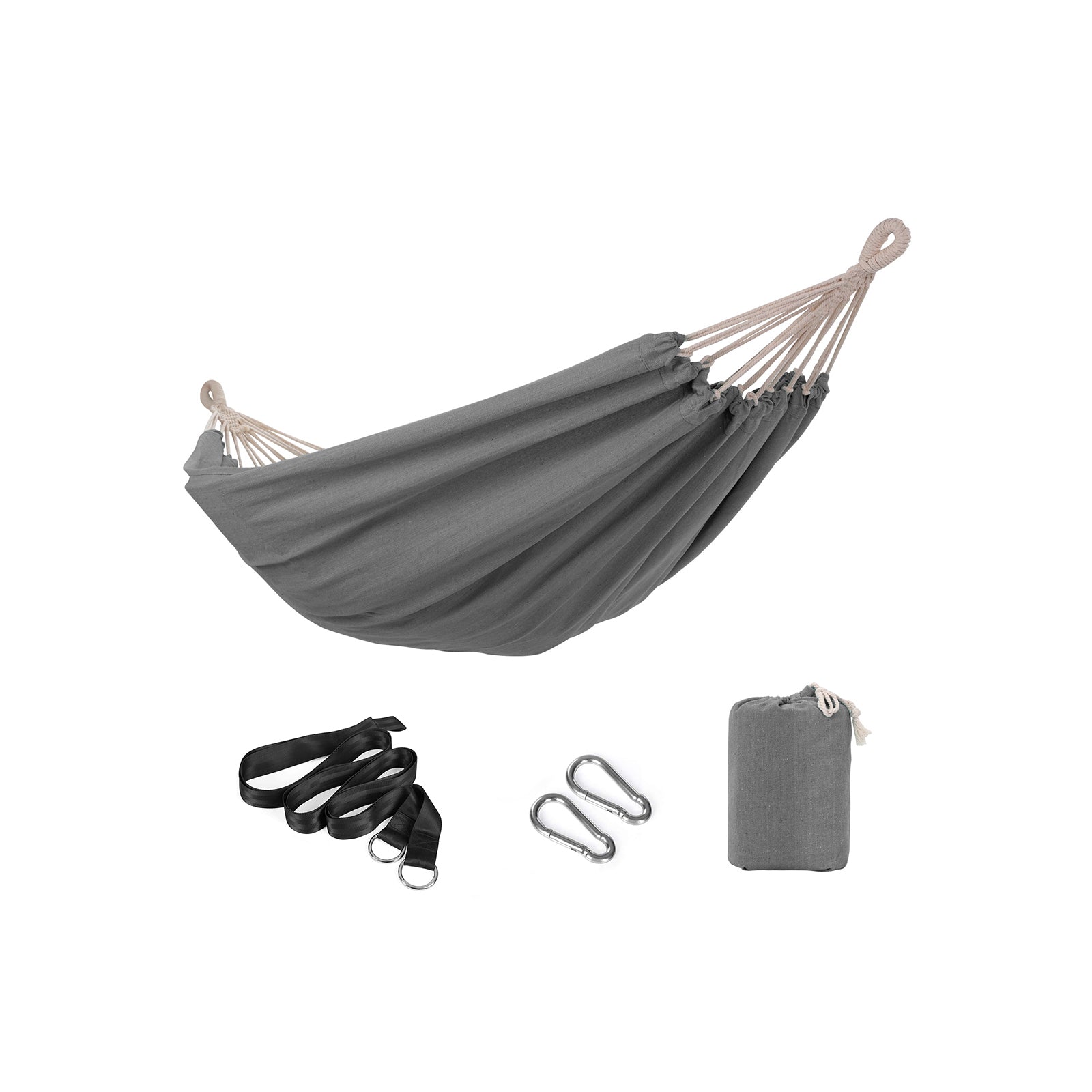Hammock – Cotton – Multicolor – Portable, 300 kg Load Capacity, 210 x 150 cm