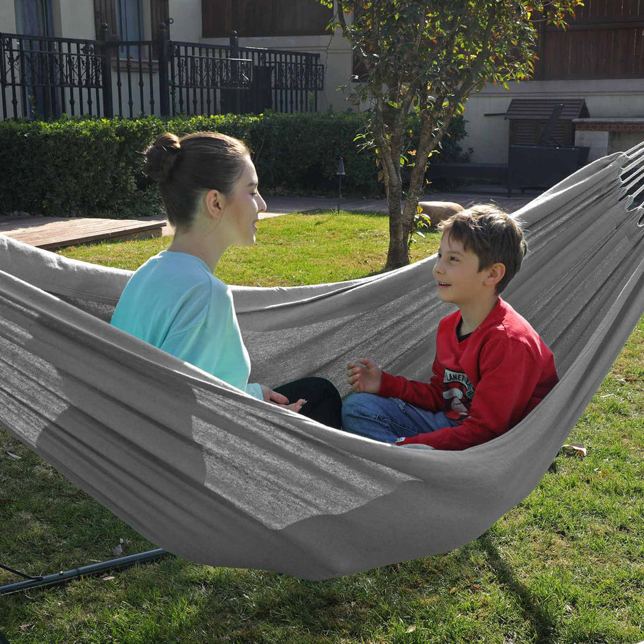 Hammock – Cotton – Multicolor – Portable, 300 kg Load Capacity, 210 x 150 cm