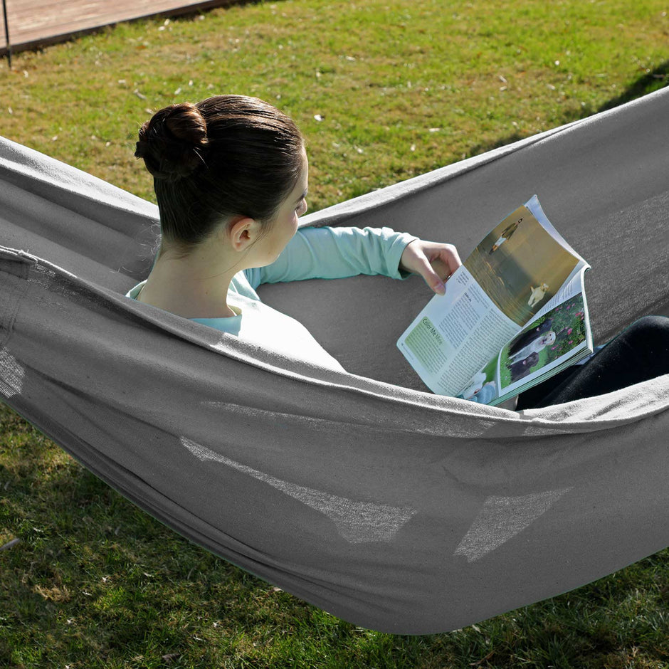 Hammock – Cotton – Multicolor – Portable, 300 kg Load Capacity, 210 x 150 cm