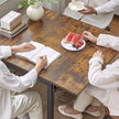 Folding Dining Table – Natural Oak and Cloud White – Drop Leaf Extendable for Small Spaces – Seats 2-4 People
