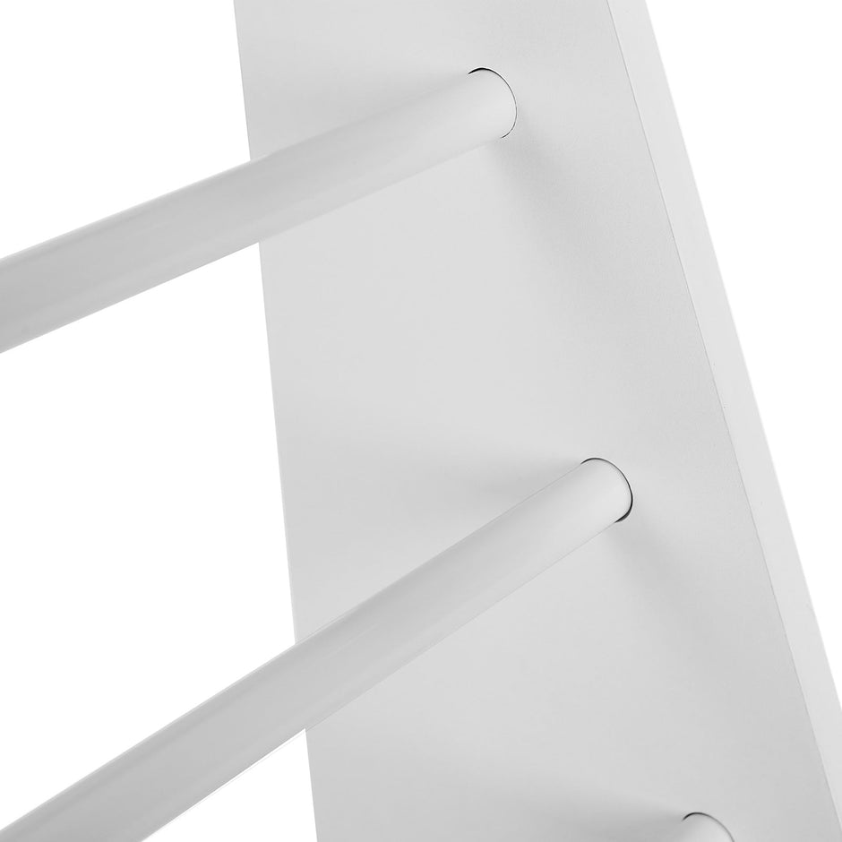 Kids Bookcase – Wood – White – Space-Saving Design with Anti-Tip Kit