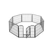 8 Panel Pet Playpen – Heavy Duty Metal – Black – Foldable and Playpen Design