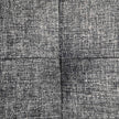 Linen Look Ottoman – Foam, MDF – Dark Grey – Folding Design, 80L Capacity