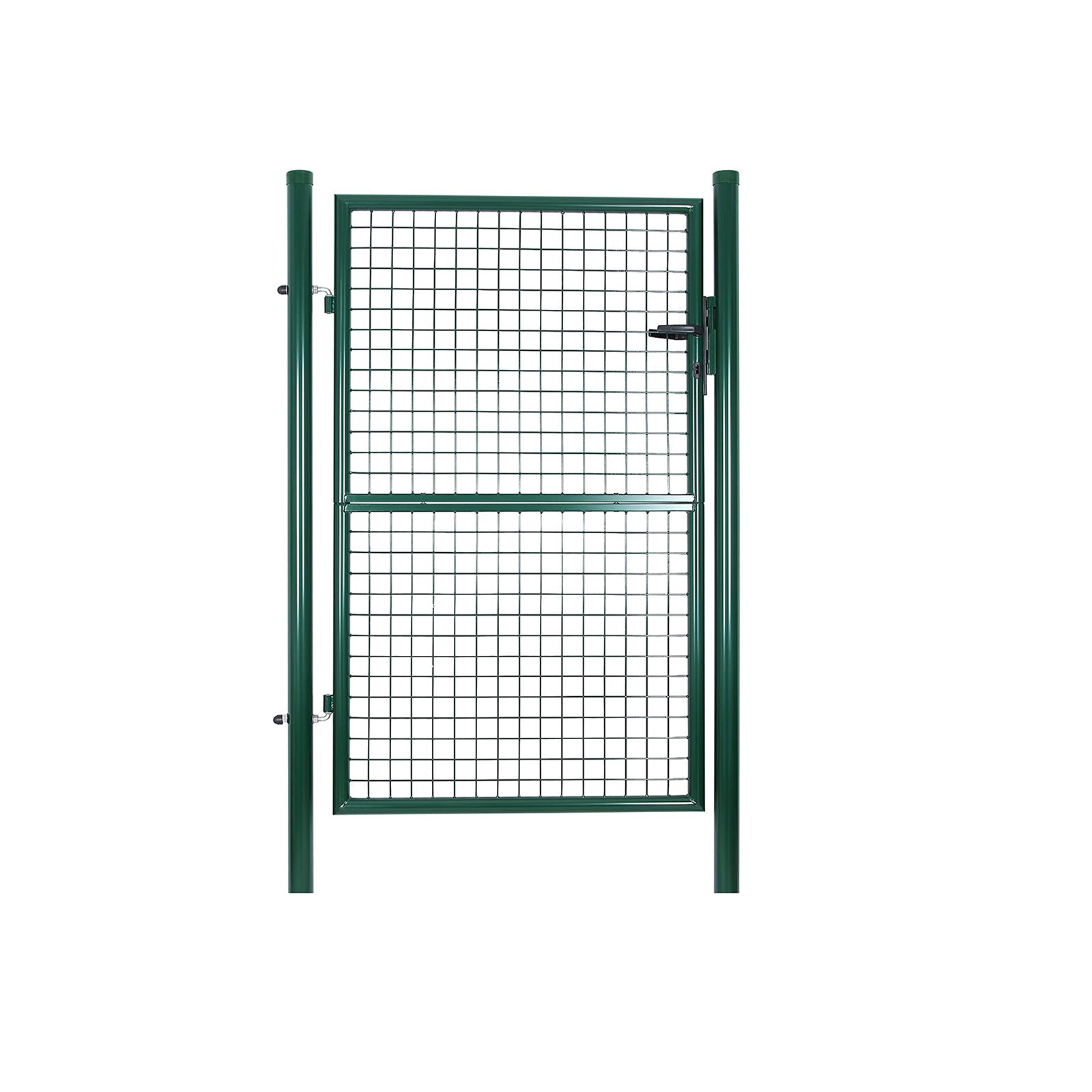 Garden Gate – Galvanized Steel – Green – Sturdy, Lockable Design, 87 x 150 cm