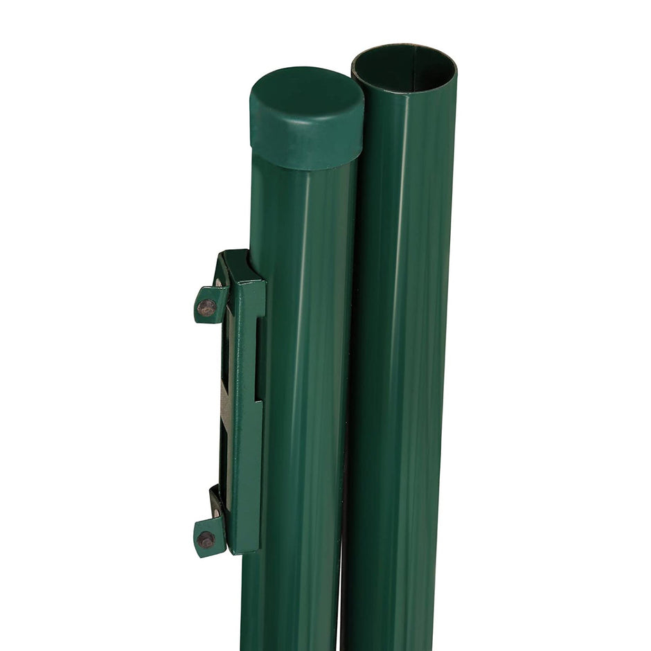 Garden Gate – Galvanized Steel – Green – Sturdy, Lockable Design, 87 x 150 cm