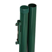 Garden Gate – Galvanized Steel – Green – Sturdy, Lockable Design, 87 x 150 cm