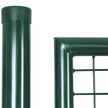 Garden Gate – Galvanized Steel – Green – Sturdy, Lockable Design, 87 x 150 cm