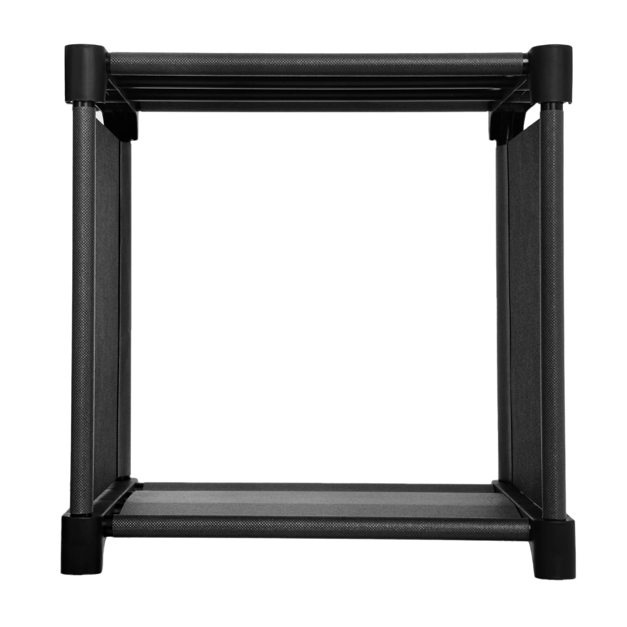 Open Bookcase – Engineered Wood – Black – 9-Cube Design for Versatile Storage