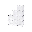 Storage Organizer – Plastic – White – 9-Cube Design for Versatile Shelving