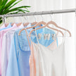 Adjustable Pants Hangers – Velvet – Grey – 12 Pieces with Clips and Non-Slip Design