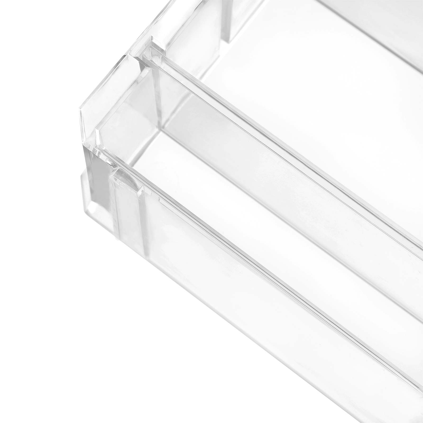 Makeup Organiser – Acrylic – Transparent – 7 Adjustable Shelves