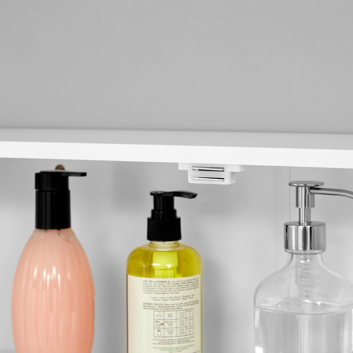 Wall-Mounted Bathroom Cabinet – MDF – Cloud White – Adjustable Shelves