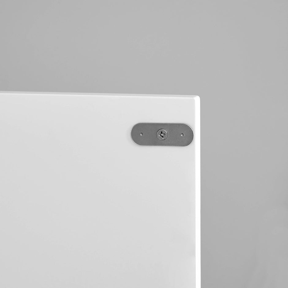 Wall-Mounted Bathroom Cabinet – MDF – Cloud White – Adjustable Shelves