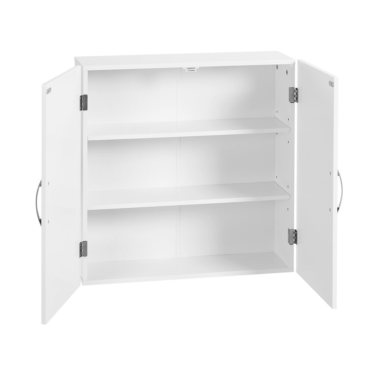 Wall-Mounted Bathroom Cabinet – MDF – Cloud White – Adjustable Shelves