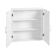 Wall-Mounted Bathroom Cabinet – MDF – Cloud White – Adjustable Shelves