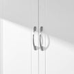 Wall-Mounted Bathroom Cabinet – MDF – Cloud White – Adjustable Shelves
