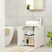 Under Sink Storage Cabinet – MDF – White – Adjustable Shelf and Two Doors