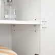 Under Sink Storage Cabinet – MDF – White – Adjustable Shelf and Two Doors