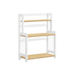 3 Tier Storage Rack – Bamboo – Natural – Multi-Purpose Countertop Organizer for Kitchen, Dining Room, or Office