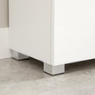 Bathroom Cabinet – Wood – White – Drawer and Adjustable Shelf