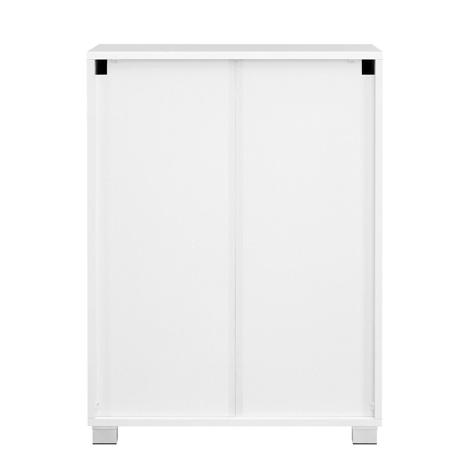 Bathroom Cabinet – Wood – White – Drawer and Adjustable Shelf