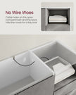 Storage Cabinet – Particle Board – Concrete Grey – Height Adjustable Shelf, 3 Drawers, Modern Design