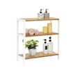 3-Tier Storage Shelf – Bamboo – Natural – Multifunctional Design for Hallway, Bathroom, Kitchen, Living Room