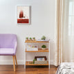 3-Tier Storage Shelf – Bamboo – Natural – Multifunctional Design for Hallway, Bathroom, Kitchen, Living Room