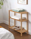 Bamboo Storage Stand Shelf – Bamboo – Natural – 3-Tier Design with Versatile Use