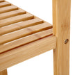 5-Tier Bamboo Shelf – Natural Finish – Versatile Standing Rack for Narrow Spaces