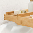 Bamboo Bath Tray – Natural – Luxury Extendable Design with Tablet and Cup Holders
