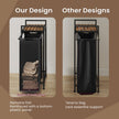 Laundry Hamper – Metal – Rustic Brown and Black – Pull-Out Liner with Shelf, 65L